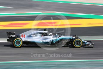World © Octane Photographic Ltd. Formula 1 – Spanish GP - Practice 1. Mercedes AMG Petronas Motorsport AMG F1 W09 EQ Power+ - Lewis Hamilton. Circuit de Barcelona-Catalunya, Spain. Friday 11th May 2018.