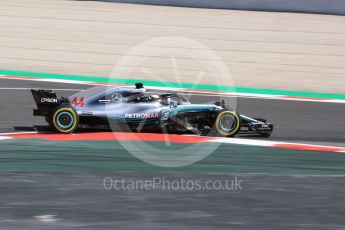 World © Octane Photographic Ltd. Formula 1 – Spanish GP - Practice 1. Mercedes AMG Petronas Motorsport AMG F1 W09 EQ Power+ - Lewis Hamilton. Circuit de Barcelona-Catalunya, Spain. Friday 11th May 2018.