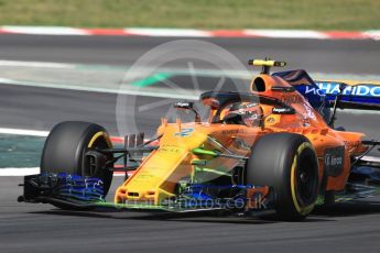 World © Octane Photographic Ltd. Formula 1 – Spanish GP - Practice 1. McLaren MCL33 – Stoffel Vandoorne. Circuit de Barcelona-Catalunya, Spain. Friday 11th May 2018.