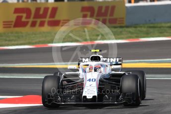 World © Octane Photographic Ltd. Formula 1 – Spanish GP - Practice 1. Williams Martini Racing FW41 – Robert Kubica. Circuit de Barcelona-Catalunya, Spain. Friday 11th May 2018.