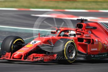 World © Octane Photographic Ltd. Formula 1 – Spanish GP - Practice 1. Scuderia Ferrari SF71-H – Sebastian Vettel. Circuit de Barcelona-Catalunya, Spain. Friday 11th May 2018.