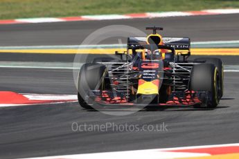 World © Octane Photographic Ltd. Formula 1 – Spanish GP - Practice 1. Aston Martin Red Bull Racing TAG Heuer RB14 – Daniel Ricciardo. Circuit de Barcelona-Catalunya, Spain. Friday 11th May 2018.