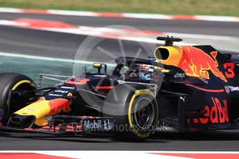 World © Octane Photographic Ltd. Formula 1 – Spanish GP - Practice 1. Aston Martin Red Bull Racing TAG Heuer RB14 – Daniel Ricciardo. Circuit de Barcelona-Catalunya, Spain. Friday 11th May 2018.