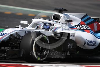 World © Octane Photographic Ltd. Formula 1 – Spanish GP - Practice 1. Williams Martini Racing FW41 – Lance Stroll. Circuit de Barcelona-Catalunya, Spain. Friday 11th May 2018.