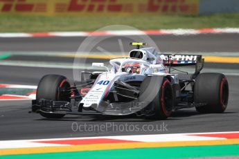 World © Octane Photographic Ltd. Formula 1 – Spanish GP - Practice 1. Williams Martini Racing FW41 – Robert Kubica. Circuit de Barcelona-Catalunya, Spain. Friday 11th May 2018.