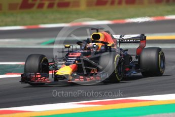 World © Octane Photographic Ltd. Formula 1 – Spanish GP - Practice 1. Aston Martin Red Bull Racing TAG Heuer RB14 – Daniel Ricciardo. Circuit de Barcelona-Catalunya, Spain. Friday 11th May 2018.