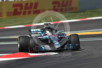 World © Octane Photographic Ltd. Formula 1 – Spanish GP - Practice 1. Mercedes AMG Petronas Motorsport AMG F1 W09 EQ Power+ - Lewis Hamilton. Circuit de Barcelona-Catalunya, Spain. Friday 11th May 2018.