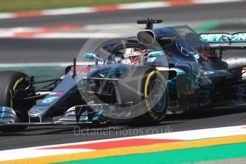 World © Octane Photographic Ltd. Formula 1 – Spanish GP - Practice 1. Mercedes AMG Petronas Motorsport AMG F1 W09 EQ Power+ - Lewis Hamilton. Circuit de Barcelona-Catalunya, Spain. Friday 11th May 2018.