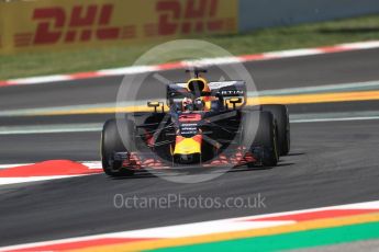 World © Octane Photographic Ltd. Formula 1 – Spanish GP - Practice 1. Aston Martin Red Bull Racing TAG Heuer RB14 – Daniel Ricciardo. Circuit de Barcelona-Catalunya, Spain. Friday 11th May 2018.