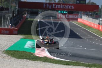 World © Octane Photographic Ltd. Formula 1 – Spanish GP - Practice 1. Aston Martin Red Bull Racing TAG Heuer RB14 – Daniel Ricciardo. Circuit de Barcelona-Catalunya, Spain. Friday 11th May 2018.