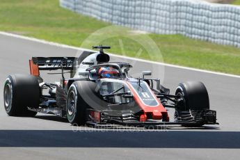 World © Octane Photographic Ltd. Formula 1 – Spanish GP - Practice 2. Haas F1 Team VF-18 – Romain Grosjean. Circuit de Barcelona-Catalunya, Spain. Friday 11th May 2018.