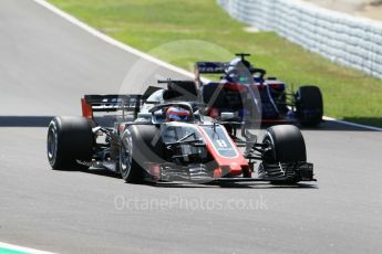 World © Octane Photographic Ltd. Formula 1 – Spanish GP - Practice 2. Haas F1 Team VF-18 – Romain Grosjean. Circuit de Barcelona-Catalunya, Spain. Friday 11th May 2018.