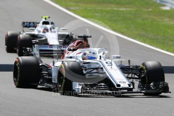 World © Octane Photographic Ltd. Formula 1 – Spanish GP - Practice 2. Alfa Romeo Sauber F1 Team C37 – Marcus Ericsson. Circuit de Barcelona-Catalunya, Spain. Friday 11th May 2018.