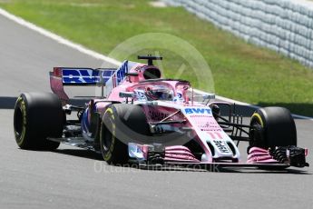 World © Octane Photographic Ltd. Formula 1 – Spanish GP - Practice 2. Sahara Force India VJM11 - Sergio Perez. Circuit de Barcelona-Catalunya, Spain. Friday 11th May 2018.