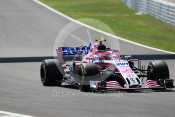 World © Octane Photographic Ltd. Formula 1 – Spanish GP - Practice 2. Sahara Force India VJM11 - Esteban Ocon. Circuit de Barcelona-Catalunya, Spain. Friday 11th May 2018.