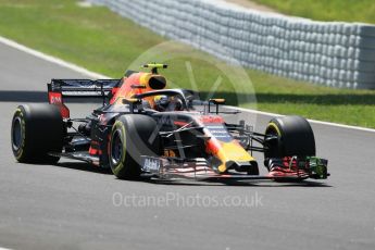 World © Octane Photographic Ltd. Formula 1 – Spanish GP - Practice 2. Aston Martin Red Bull Racing TAG Heuer RB14 – Max Verstappen. Circuit de Barcelona-Catalunya, Spain. Friday 11th May 2018.