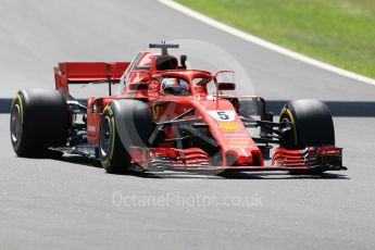 World © Octane Photographic Ltd. Formula 1 – Spanish GP - Practice 2. Scuderia Ferrari SF71-H – Sebastian Vettel. Circuit de Barcelona-Catalunya, Spain. Friday 11th May 2018.