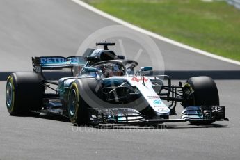 World © Octane Photographic Ltd. Formula 1 – Spanish GP - Practice 2. Mercedes AMG Petronas Motorsport AMG F1 W09 EQ Power+ - Lewis Hamilton. Circuit de Barcelona-Catalunya, Spain. Friday 11th May 2018.