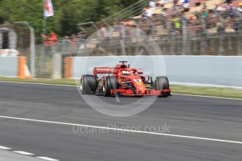 World © Octane Photographic Ltd. Formula 1 – Spanish GP - Practice 2. Scuderia Ferrari SF71-H – Sebastian Vettel. Circuit de Barcelona-Catalunya, Spain. Friday 11th May 2018.