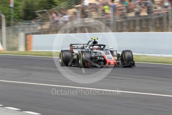 World © Octane Photographic Ltd. Formula 1 – Spanish GP - Practice 2. Haas F1 Team VF-18 – Kevin Magnussen. Circuit de Barcelona-Catalunya, Spain. Friday 11th May 2018.