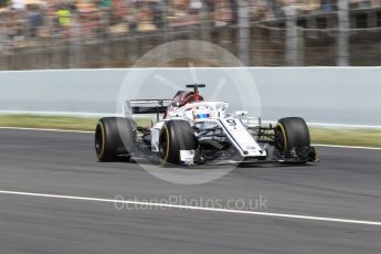 World © Octane Photographic Ltd. Formula 1 – Spanish GP - Practice 2. Alfa Romeo Sauber F1 Team C37 – Marcus Ericsson. Circuit de Barcelona-Catalunya, Spain. Friday 11th May 2018.