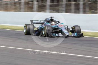 World © Octane Photographic Ltd. Formula 1 – Spanish GP - Practice 2. Mercedes AMG Petronas Motorsport AMG F1 W09 EQ Power+ - Lewis Hamilton. Circuit de Barcelona-Catalunya, Spain. Friday 11th May 2018.