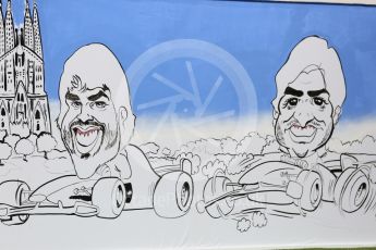 World © Octane Photographic Ltd. Formula 1 – Spanish GP - Friday - Practice 2. Fernando Alonso and Carlos Sainz. Circuit de Barcelona-Catalunya, Spain. Friday 11th May 2018.