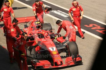 World © Octane Photographic Ltd. Formula 1 – Spanish GP - Practice 2. Scuderia Ferrari SF71-H – Kimi Raikkonen. Circuit de Barcelona-Catalunya, Spain. Friday 11th May 2018.