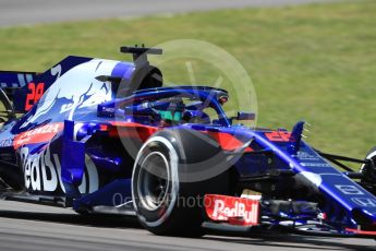 World © Octane Photographic Ltd. Formula 1 – Spanish GP - Friday - Practice 2. Scuderia Toro Rosso STR13 – Brendon Hartley. Circuit de Barcelona-Catalunya, Spain. Friday 11th May 2018.