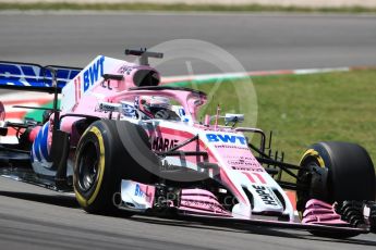 World © Octane Photographic Ltd. Formula 1 – Spanish GP - Friday - Practice 2. Sahara Force India VJM11 - Sergio Perez. Circuit de Barcelona-Catalunya, Spain. Friday 11th May 2018.