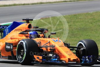 World © Octane Photographic Ltd. Formula 1 – Spanish GP - Friday - Practice 2. McLaren MCL33 – Fernando Alonso. Circuit de Barcelona-Catalunya, Spain. Friday 11th May 2018.