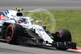 World © Octane Photographic Ltd. Formula 1 – Spanish GP - Friday - Practice 2. Williams Martini Racing FW41 – Sergey Sirotkin. Circuit de Barcelona-Catalunya, Spain. Friday 11th May 2018.