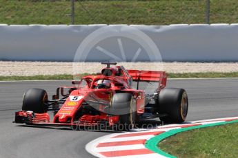 World © Octane Photographic Ltd. Formula 1 – Spanish GP - Friday - Practice 2. Scuderia Ferrari SF71-H – Sebastian Vettel. Circuit de Barcelona-Catalunya, Spain. Friday 11th May 2018.