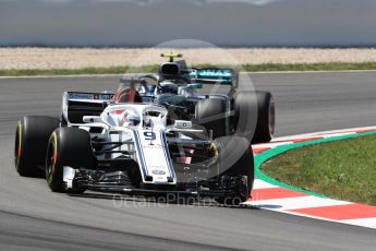 World © Octane Photographic Ltd. Formula 1 – Spanish GP - Friday - Practice 2. Alfa Romeo Sauber F1 Team C37 – Marcus Ericsson. Circuit de Barcelona-Catalunya, Spain. Friday 11th May 2018.