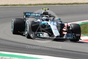 World © Octane Photographic Ltd. Formula 1 – Spanish GP - Friday - Practice 2. Mercedes AMG Petronas Motorsport AMG F1 W09 EQ Power+ - Valtteri Bottas. Circuit de Barcelona-Catalunya, Spain. Friday 11th May 2018.