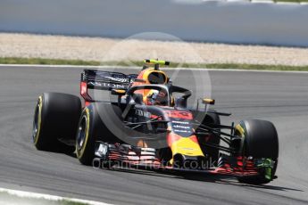 World © Octane Photographic Ltd. Formula 1 – Spanish GP - Friday - Practice 2. Aston Martin Red Bull Racing TAG Heuer RB14 – Max Verstappen. Circuit de Barcelona-Catalunya, Spain. Friday 11th May 2018.