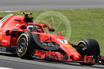 World © Octane Photographic Ltd. Formula 1 – Spanish GP - Friday - Practice 2. Scuderia Ferrari SF71-H – Kimi Raikkonen. Circuit de Barcelona-Catalunya, Spain. Friday 11th May 2018.