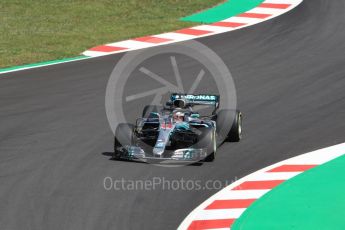 World © Octane Photographic Ltd. Formula 1 – Spanish GP - Friday - Practice 2. Mercedes AMG Petronas Motorsport AMG F1 W09 EQ Power+ - Lewis Hamilton. Circuit de Barcelona-Catalunya, Spain. Friday 11th May 2018.