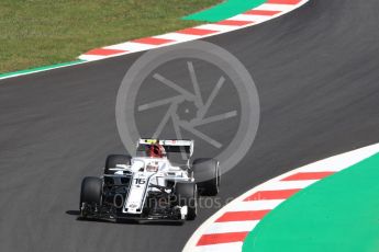 World © Octane Photographic Ltd. Formula 1 – Spanish GP - Friday - Practice 2. Alfa Romeo Sauber F1 Team C37 – Charles Leclerc. Circuit de Barcelona-Catalunya, Spain. Friday 11th May 2018.