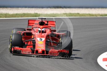 World © Octane Photographic Ltd. Formula 1 – Spanish GP - Friday - Practice 2. Scuderia Ferrari SF71-H – Sebastian Vettel. Circuit de Barcelona-Catalunya, Spain. Friday 11th May 2018.