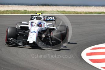 World © Octane Photographic Ltd. Formula 1 – Spanish GP - Friday - Practice 2. Williams Martini Racing FW41 – Sergey Sirotkin. Circuit de Barcelona-Catalunya, Spain. Friday 11th May 2018.
