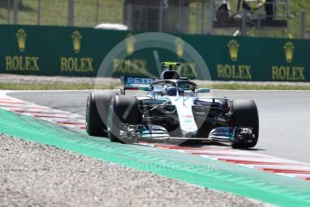 World © Octane Photographic Ltd. Formula 1 – Spanish GP - Friday - Practice 2. Mercedes AMG Petronas Motorsport AMG F1 W09 EQ Power+ - Valtteri Bottas. Circuit de Barcelona-Catalunya, Spain. Friday 11th May 2018.