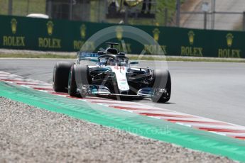 World © Octane Photographic Ltd. Formula 1 – Spanish GP - Friday - Practice 2. Mercedes AMG Petronas Motorsport AMG F1 W09 EQ Power+ - Lewis Hamilton. Circuit de Barcelona-Catalunya, Spain. Friday 11th May 2018.