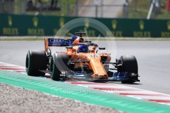 World © Octane Photographic Ltd. Formula 1 – Spanish GP - Friday - Practice 2. McLaren MCL33 – Fernando Alonso. Circuit de Barcelona-Catalunya, Spain. Friday 11th May 2018.
