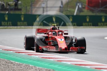 World © Octane Photographic Ltd. Formula 1 – Spanish GP - Friday - Practice 2. Scuderia Ferrari SF71-H – Kimi Raikkonen. Circuit de Barcelona-Catalunya, Spain. Friday 11th May 2018.