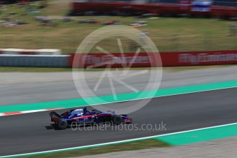 World © Octane Photographic Ltd. Formula 1 – Spanish GP - Friday - Practice 2. Scuderia Toro Rosso STR13 – Brendon Hartley. Circuit de Barcelona-Catalunya, Spain. Friday 11th May 2018.