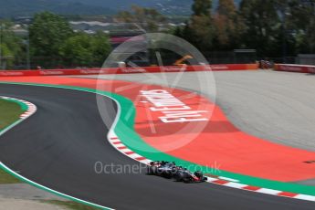 World © Octane Photographic Ltd. Formula 1 – Spanish GP - Friday - Practice 2. Haas F1 Team VF-18 – Romain Grosjean. Circuit de Barcelona-Catalunya, Spain. Friday 11th May 2018.