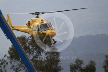 World © Octane Photographic Ltd. Formula 1 – Spanish GP - Saturday Practice 3. Helicopter. Circuit de Barcelona-Catalunya, Spain. Saturday 12th May 2018.