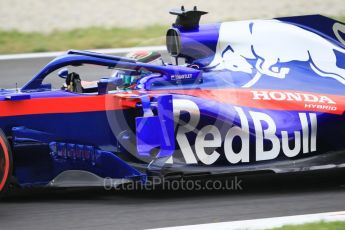 World © Octane Photographic Ltd. Formula 1 – Spanish GP - Saturday Practice 3. Scuderia Toro Rosso STR13 – Brendon Hartley. Circuit de Barcelona-Catalunya, Spain. Saturday 12th May 2018.