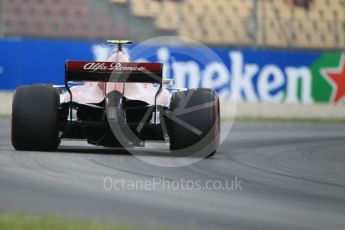 World © Octane Photographic Ltd. Formula 1 – Spanish GP - Saturday Practice 3. Alfa Romeo Sauber F1 Team C37 – Charles Leclerc. Circuit de Barcelona-Catalunya, Spain. Saturday 12th May 2018.